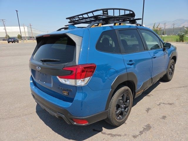Used 2022 Geyser Blue Subaru Wilderness image 3