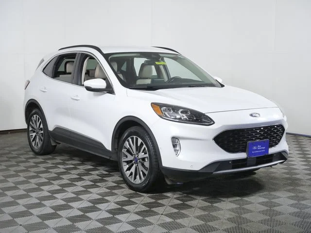 Certified Used 2020 White Ford Titanium image 1