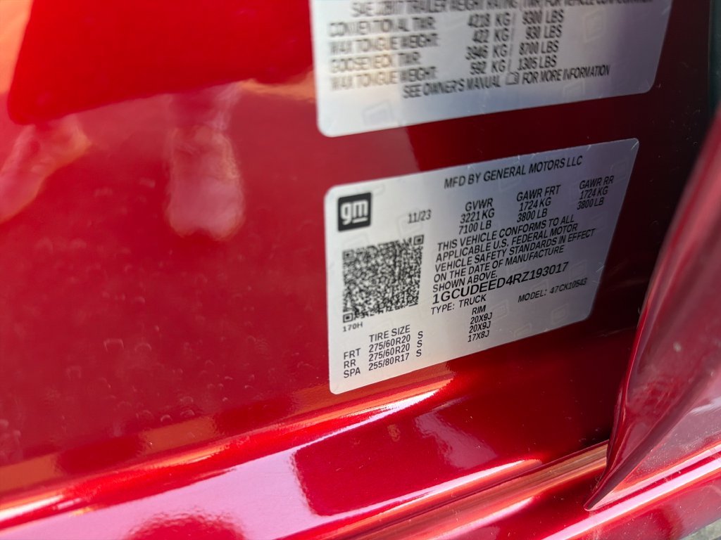 Certified Used 2024 Radiant Red Tintcoat Chevrolet RST image 27