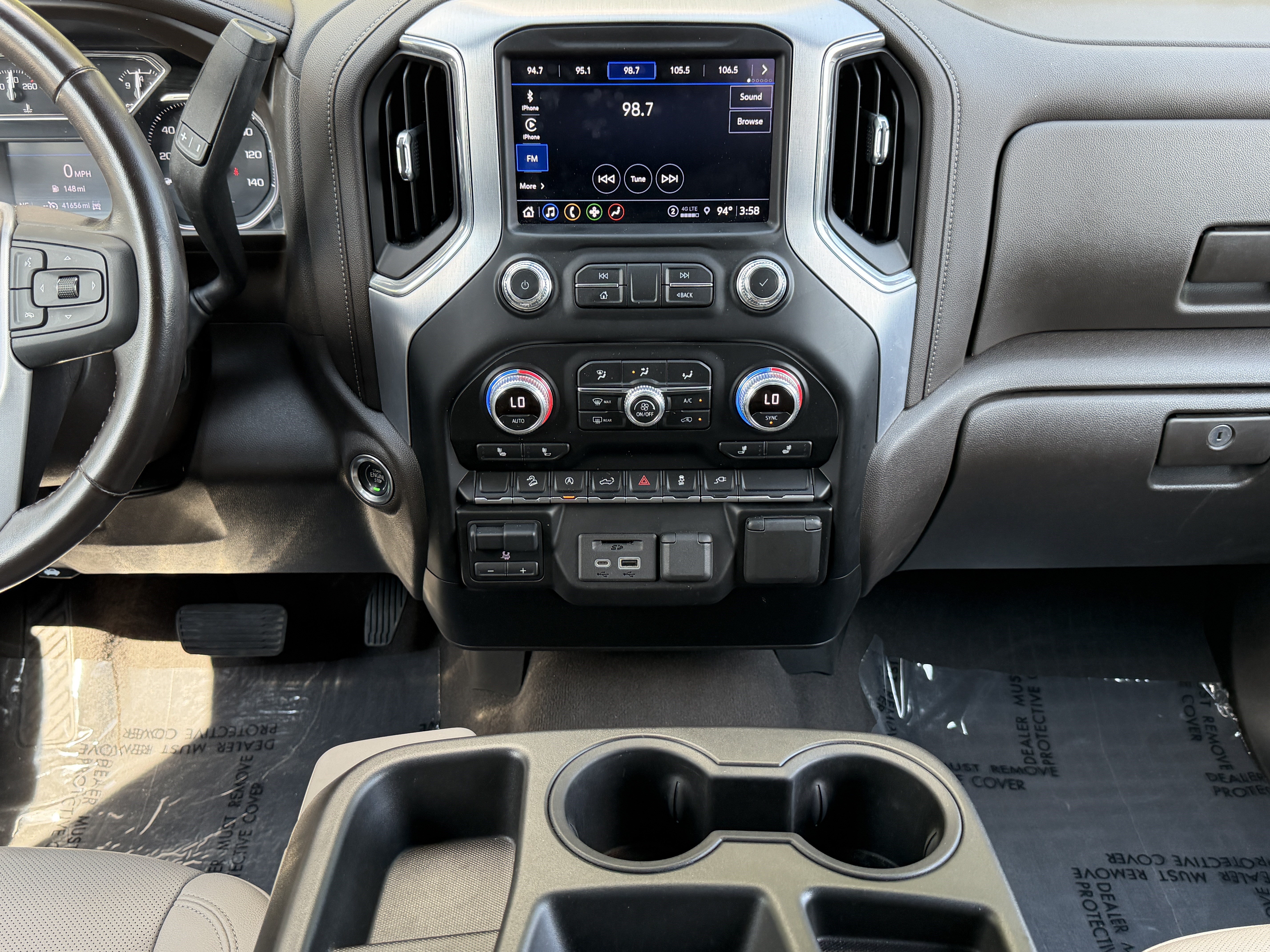 Used 2021 SATIN STEEL METALLIC GMC SLT image 26