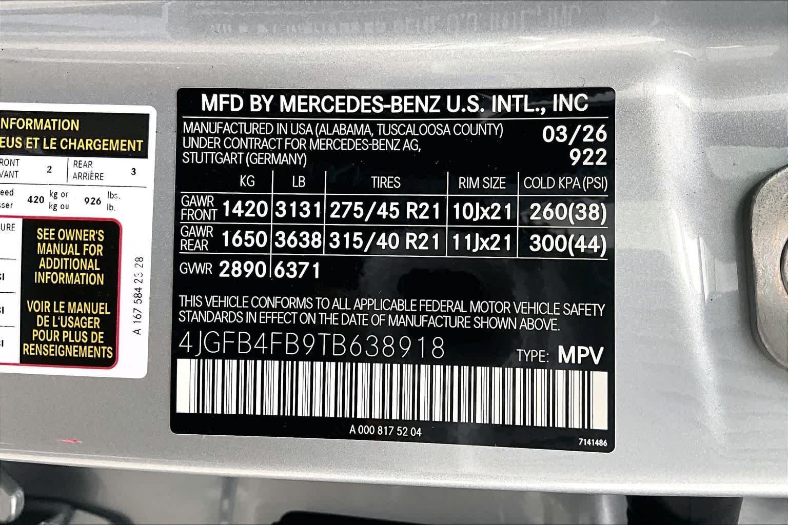New 2026 Cirrus Silver Metallic Mercedes-Benz GLE 350 image 16