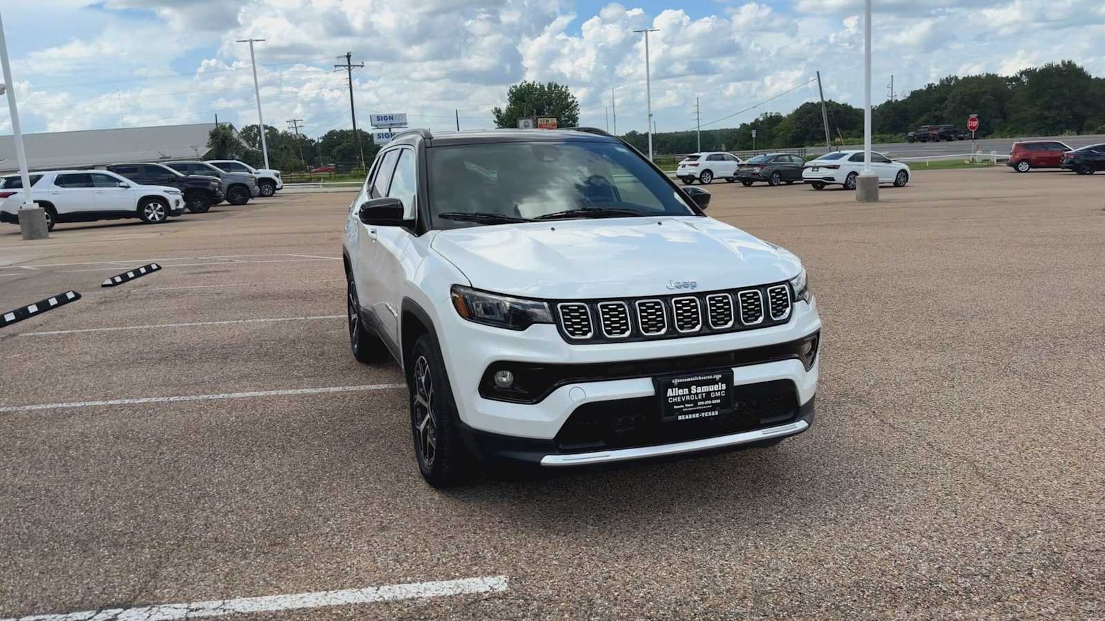 Used 2025 Bright White Clearcoat Jeep Limited image 3