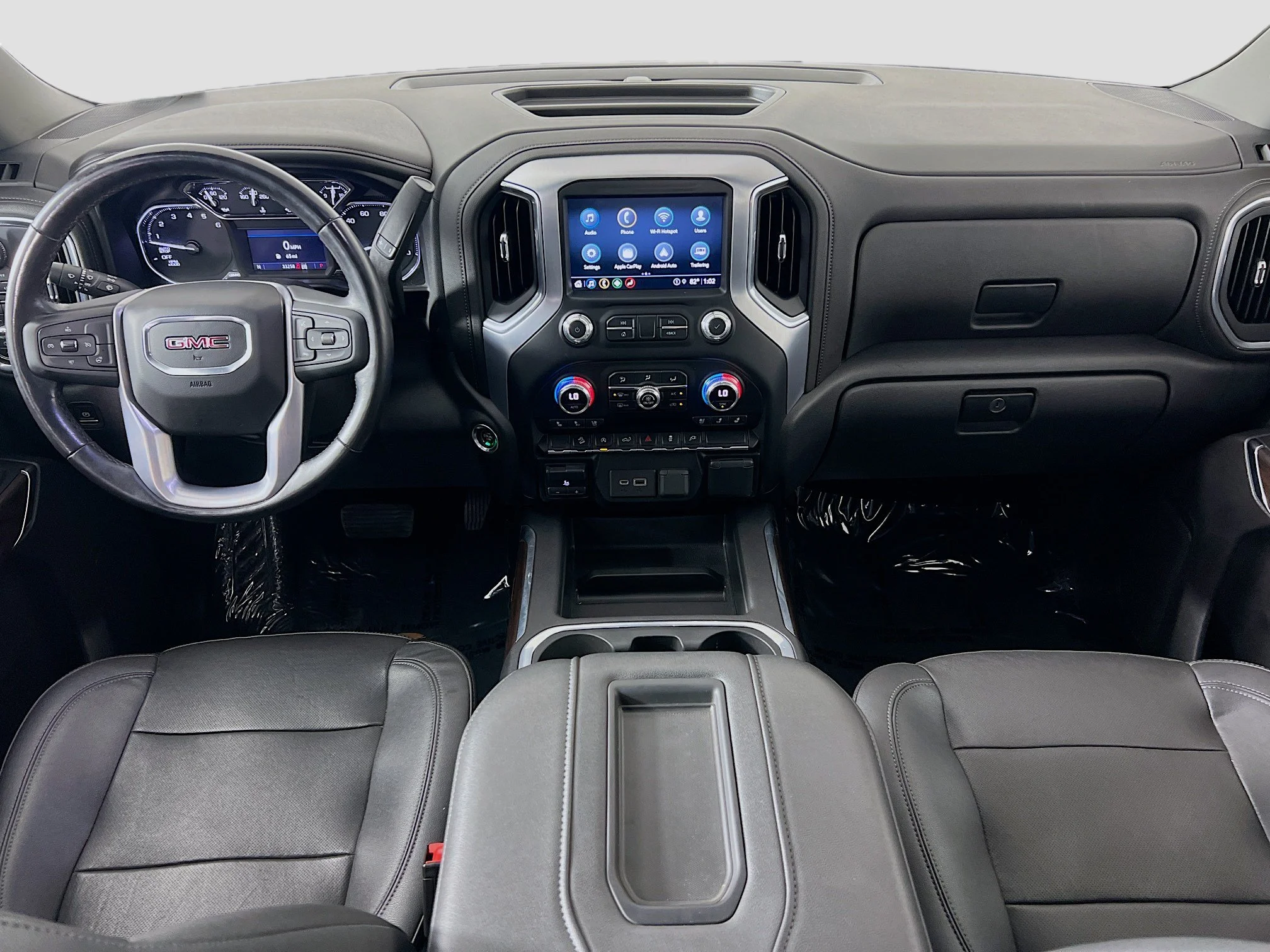 Used 2021 SATIN STEEL METALLIC GMC SLT image 25