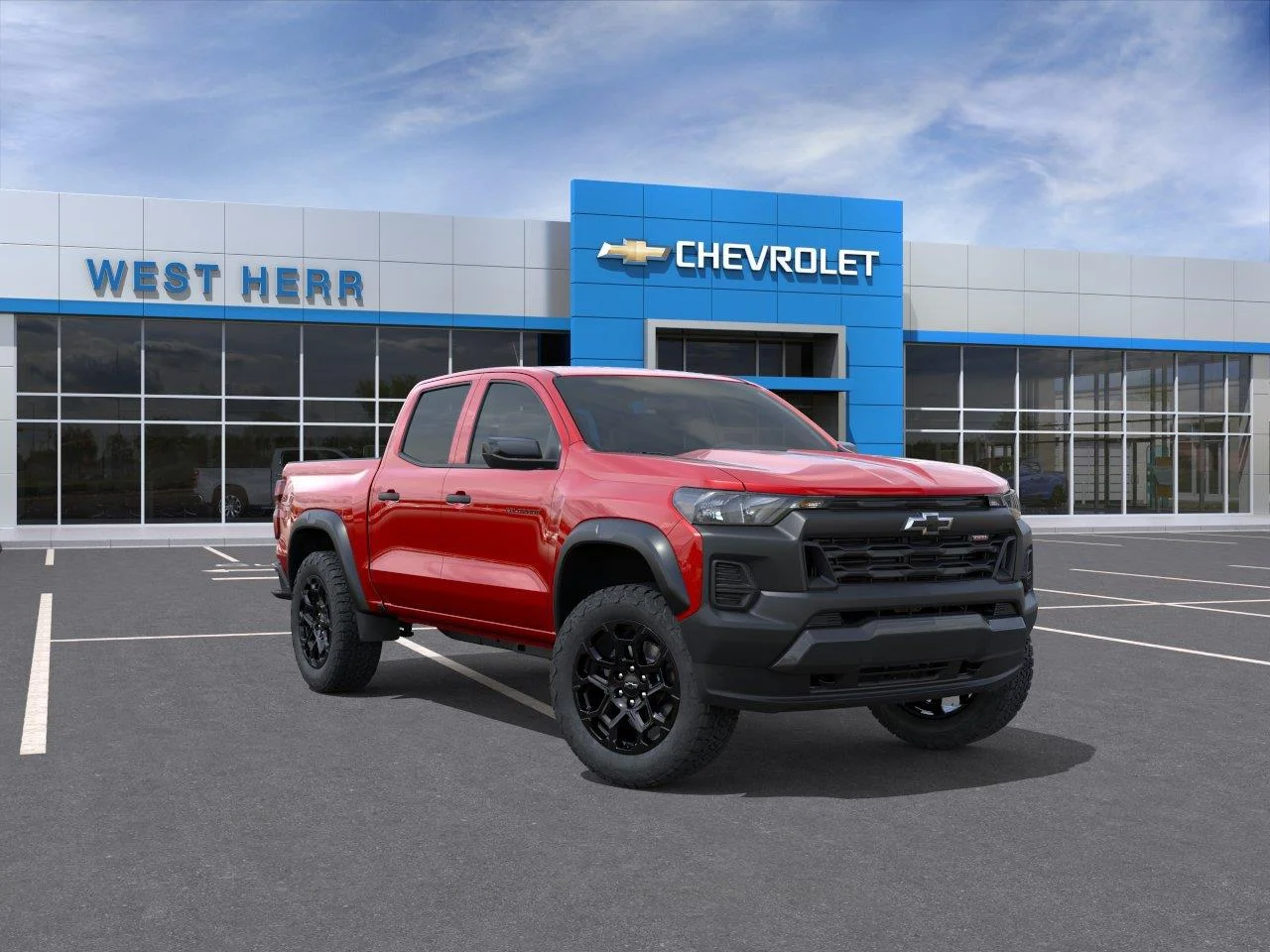 New 2026 Radiant Red Tintcoat Chevrolet Trail Boss image 1