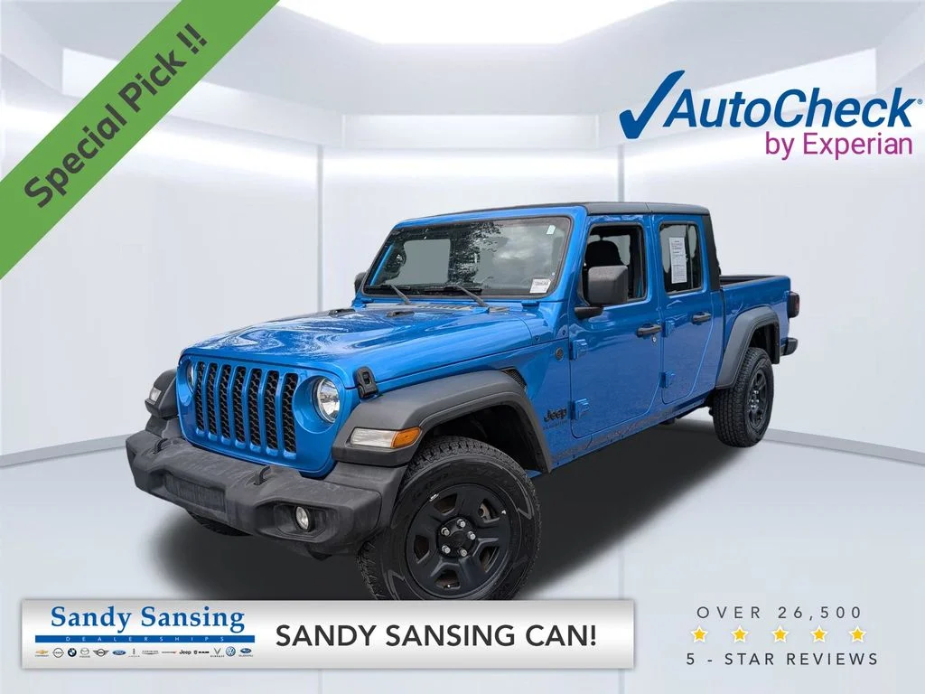 Used 2022 Blue Jeep Sport image 1