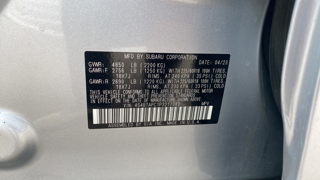 Used 2023 Silver Subaru Touring image 30