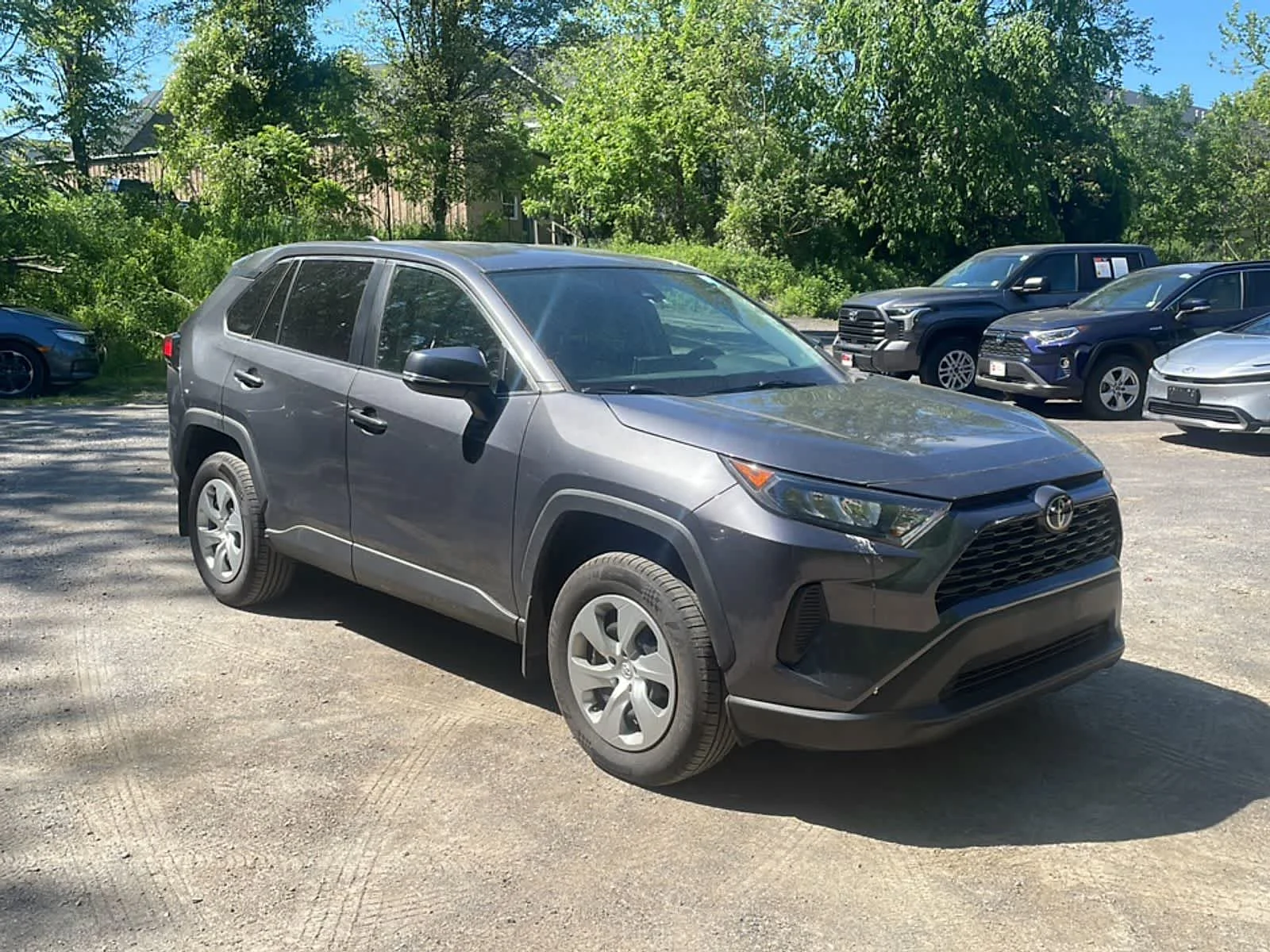 Certified Used 2022 Magnetic Gray Metallic Toyota LE image 12
