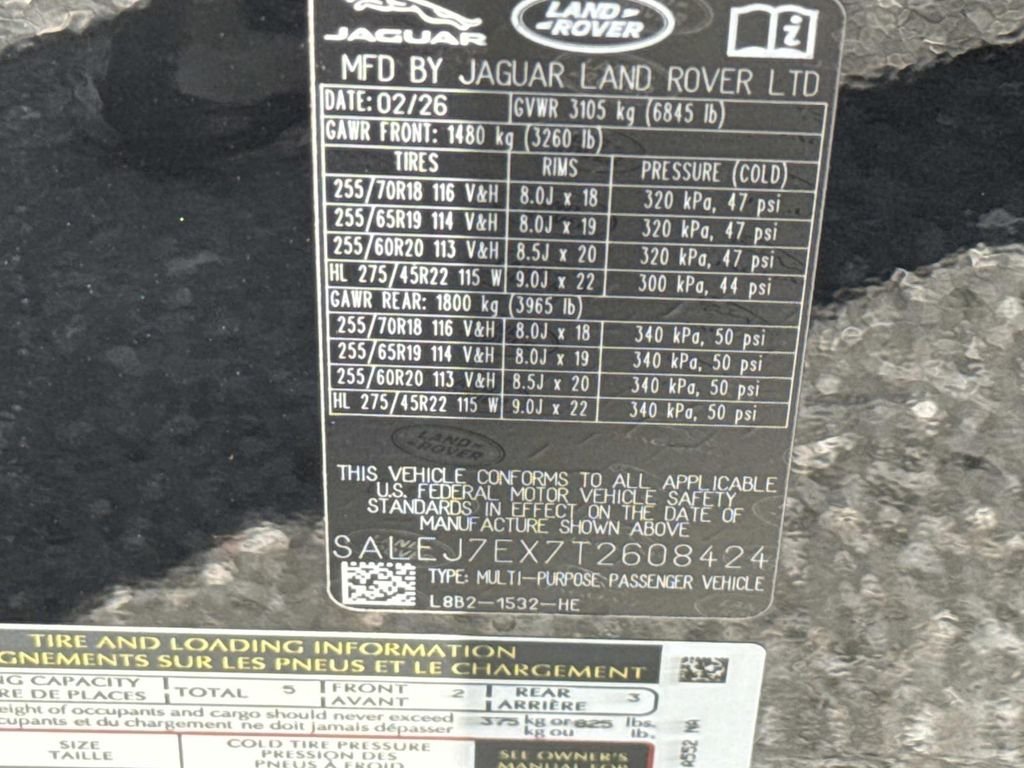 New 2026 Santorini Black Land Rover S image 30