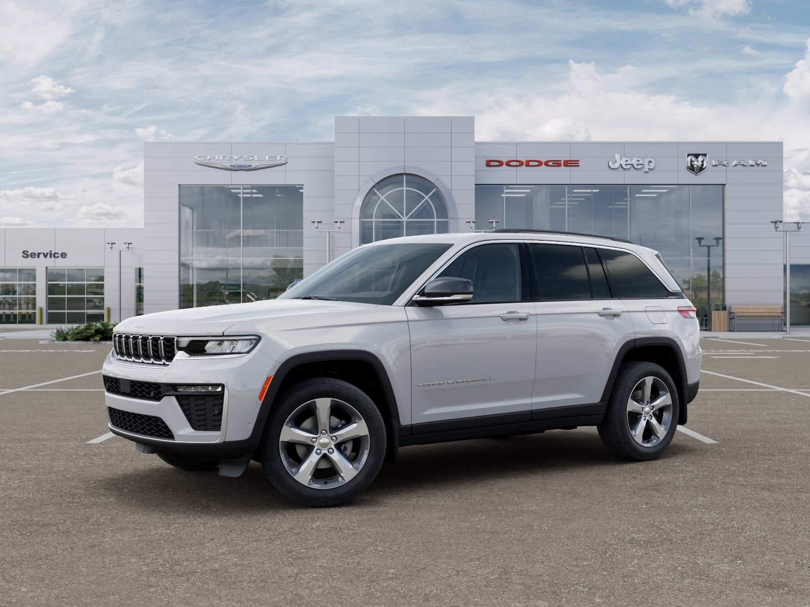 New 2026 Bright White Clear-Coat Exterior Paint Jeep Limited image 11