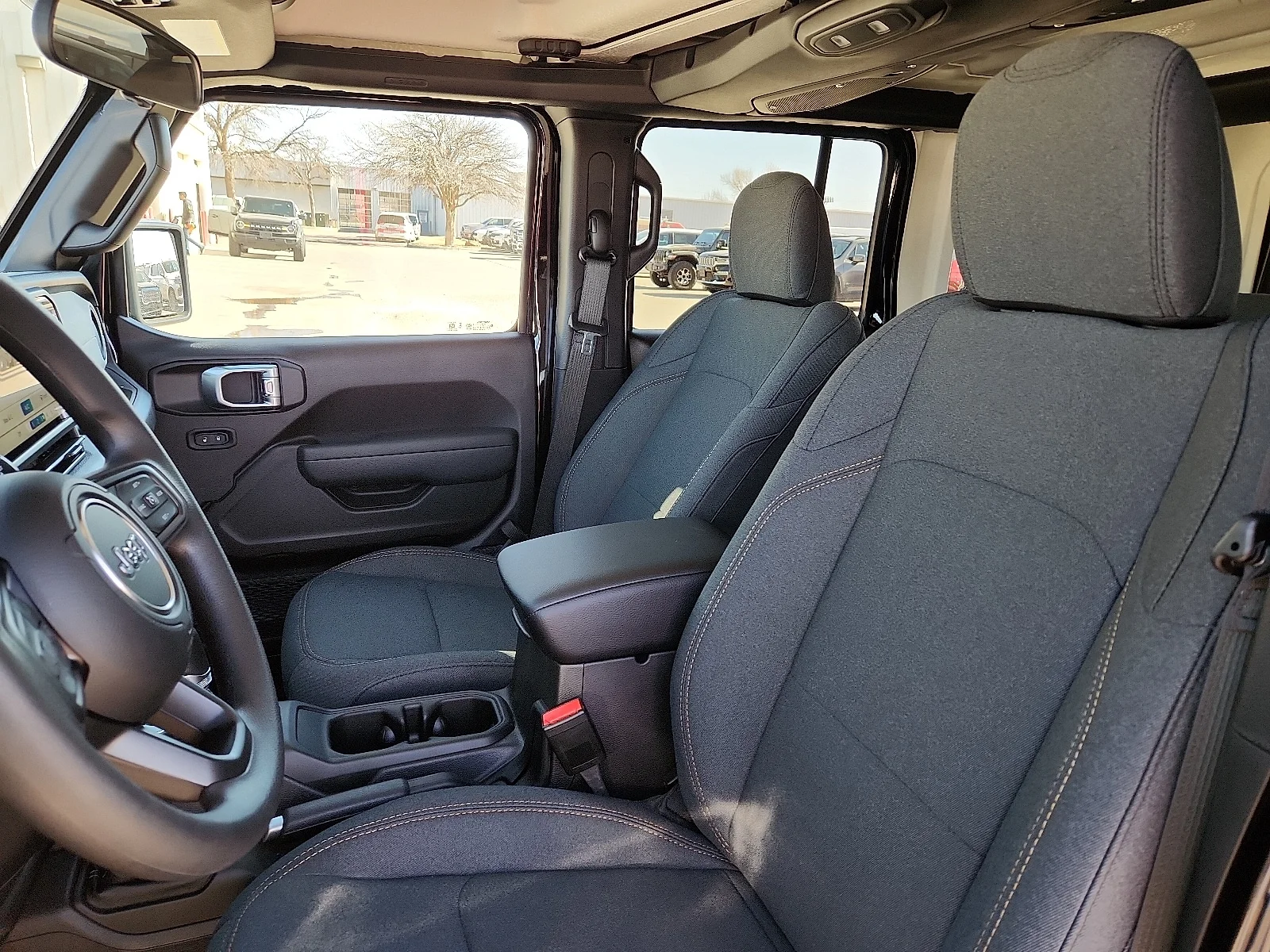 New 2026 Black Clear-Coat  Paint Jeep 4-DOOR SPORT image 11