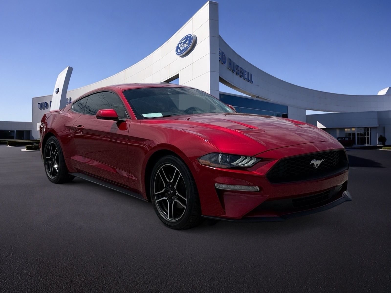 Certified Used 2022 Red Metallic Ford EcoBoost Premium image 8