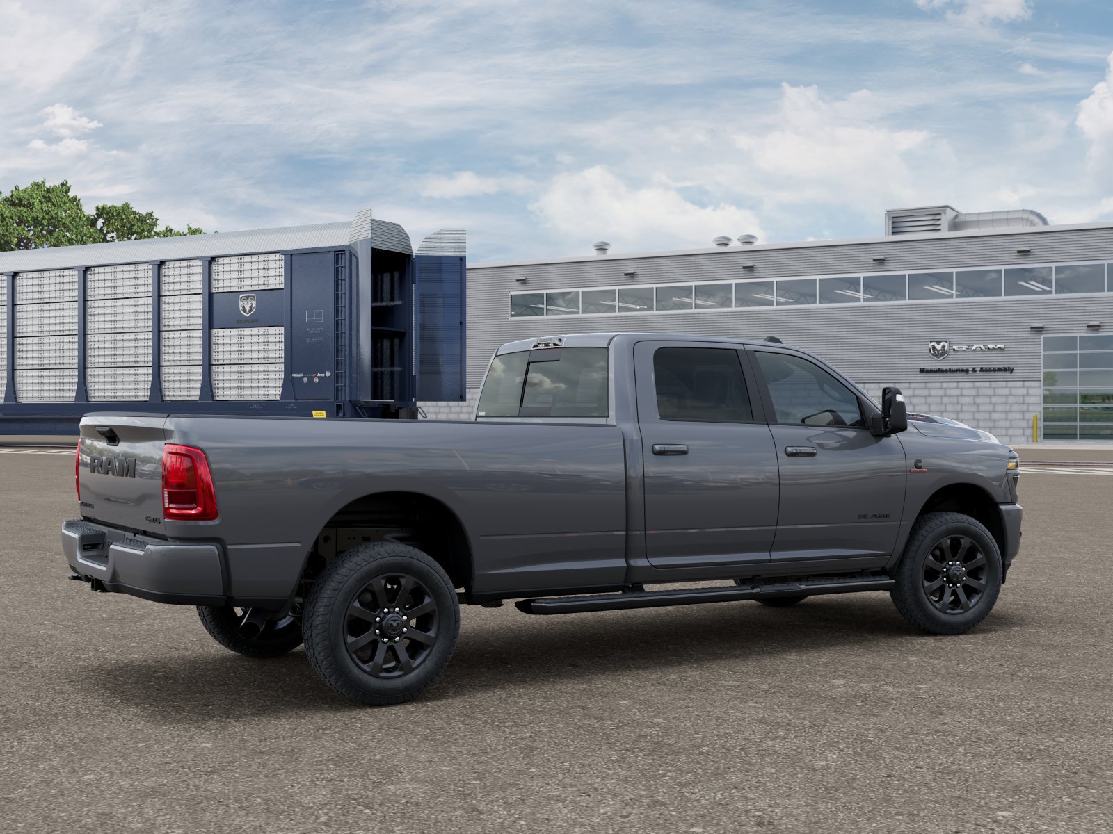New 2026 Ceramic Gray Clear-Coat Exterior Paint RAM LARAMIE image 2