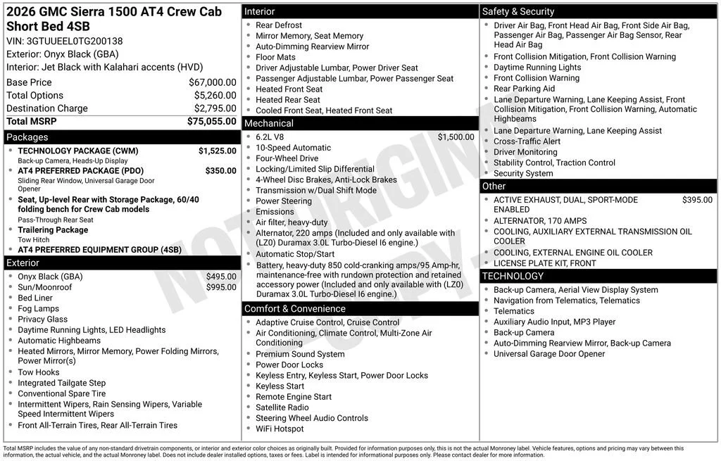 2026 GMC Sierra 1500 AT4 - Photo 16