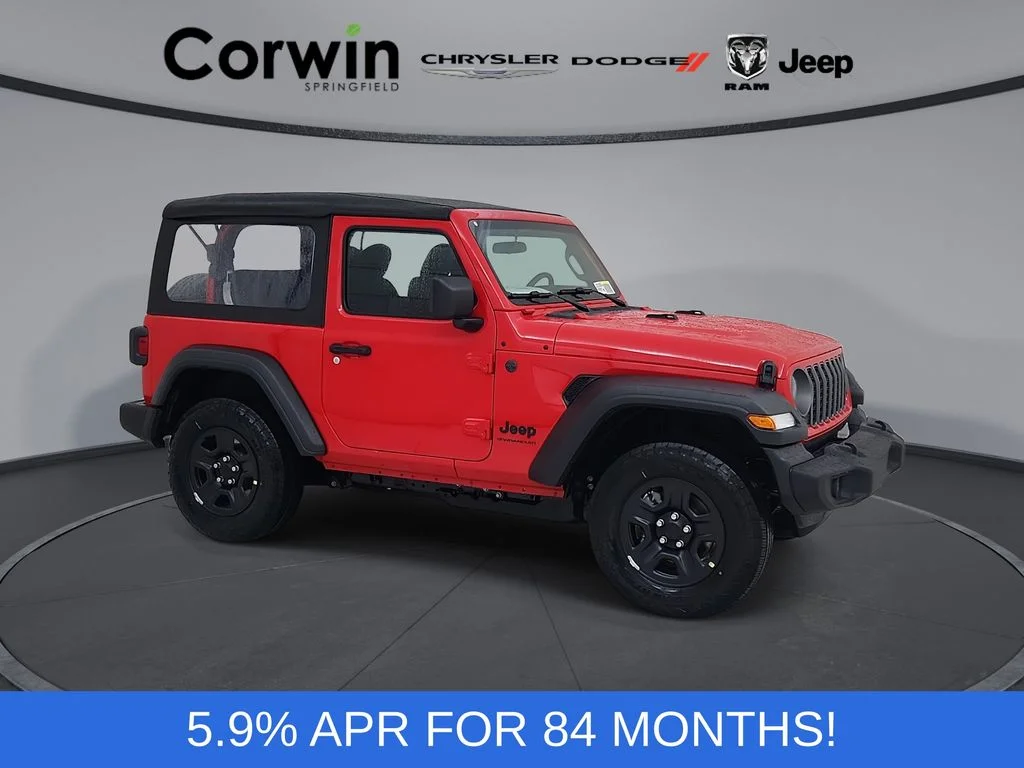 New 2026 Firecracker Red Clear-Coat Exterior Paint Jeep Sport image 1