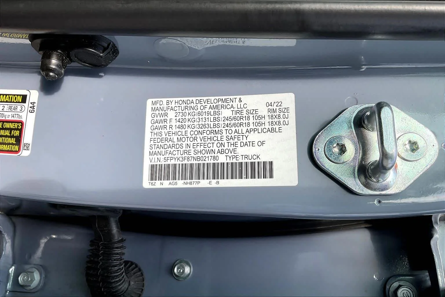 Used 2022 Sonic Gray Pearl Honda Black Edition image 34