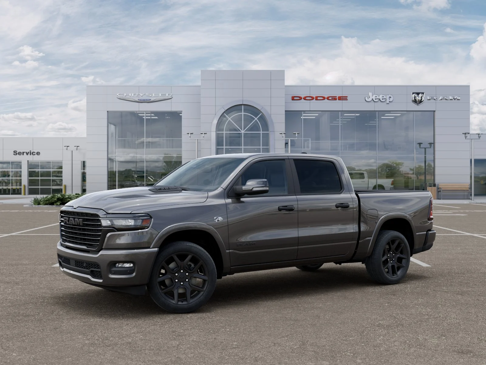 New 2026 Granite Crystal Metallic Clear-Coat Exterior Paint RAM Laramie image 32