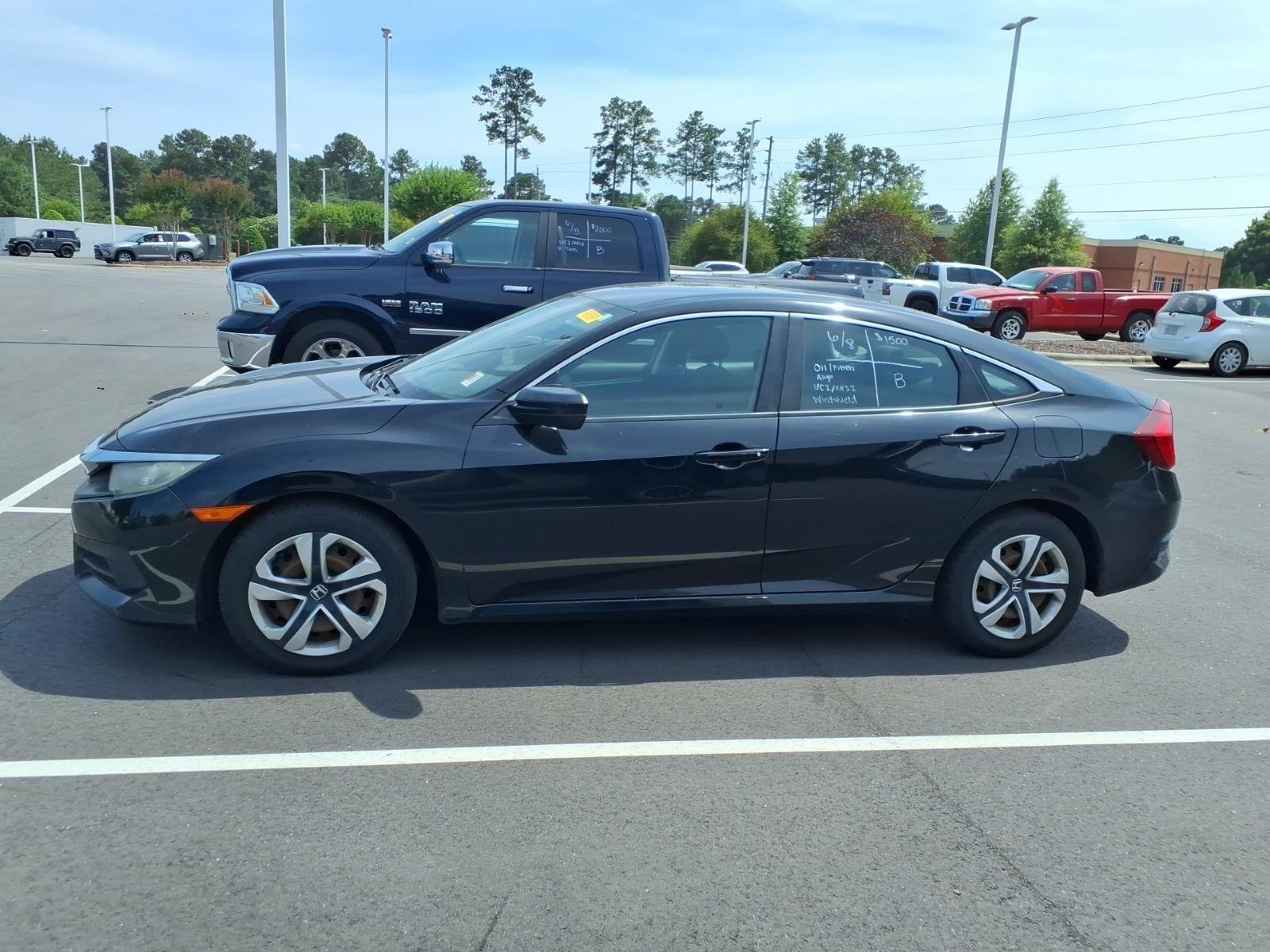 Used 2017 Crystal Black Pearl Honda LX image 6
