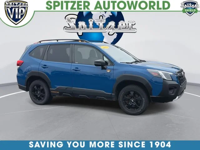 Used 2022 Geyser Blue Subaru Wilderness image 2