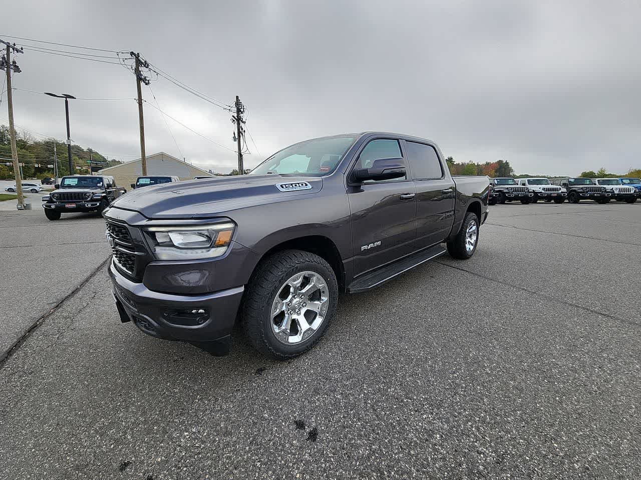 Used 2023 Granite Crystal Metallic Clearcoat Ram Big Horn image 4