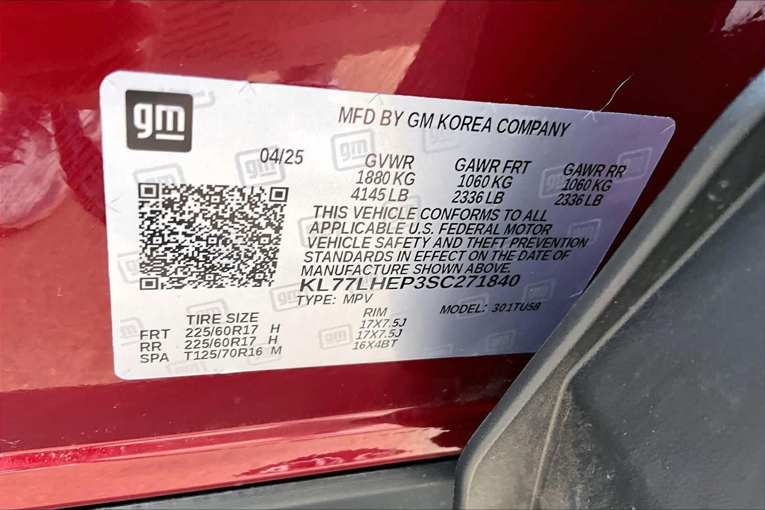 Used 2025 Crimson Metallic Chevrolet LT image 34