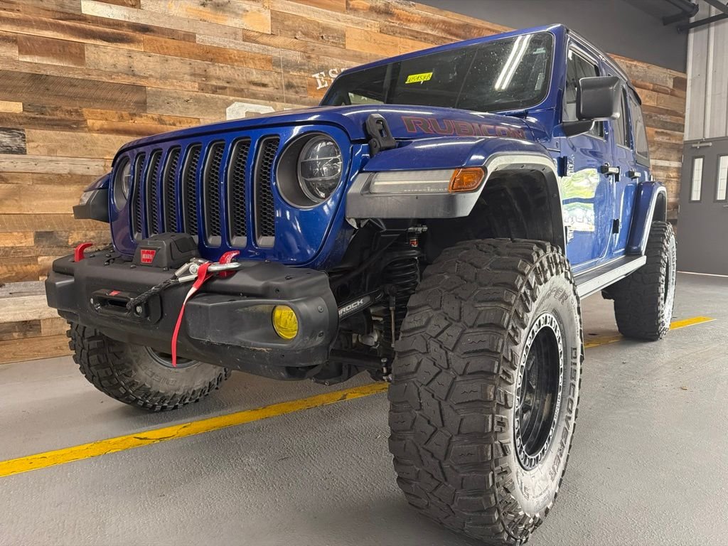 Used 2018 Ocean Blue Metallic Jeep Unlimited Rubicon image 7