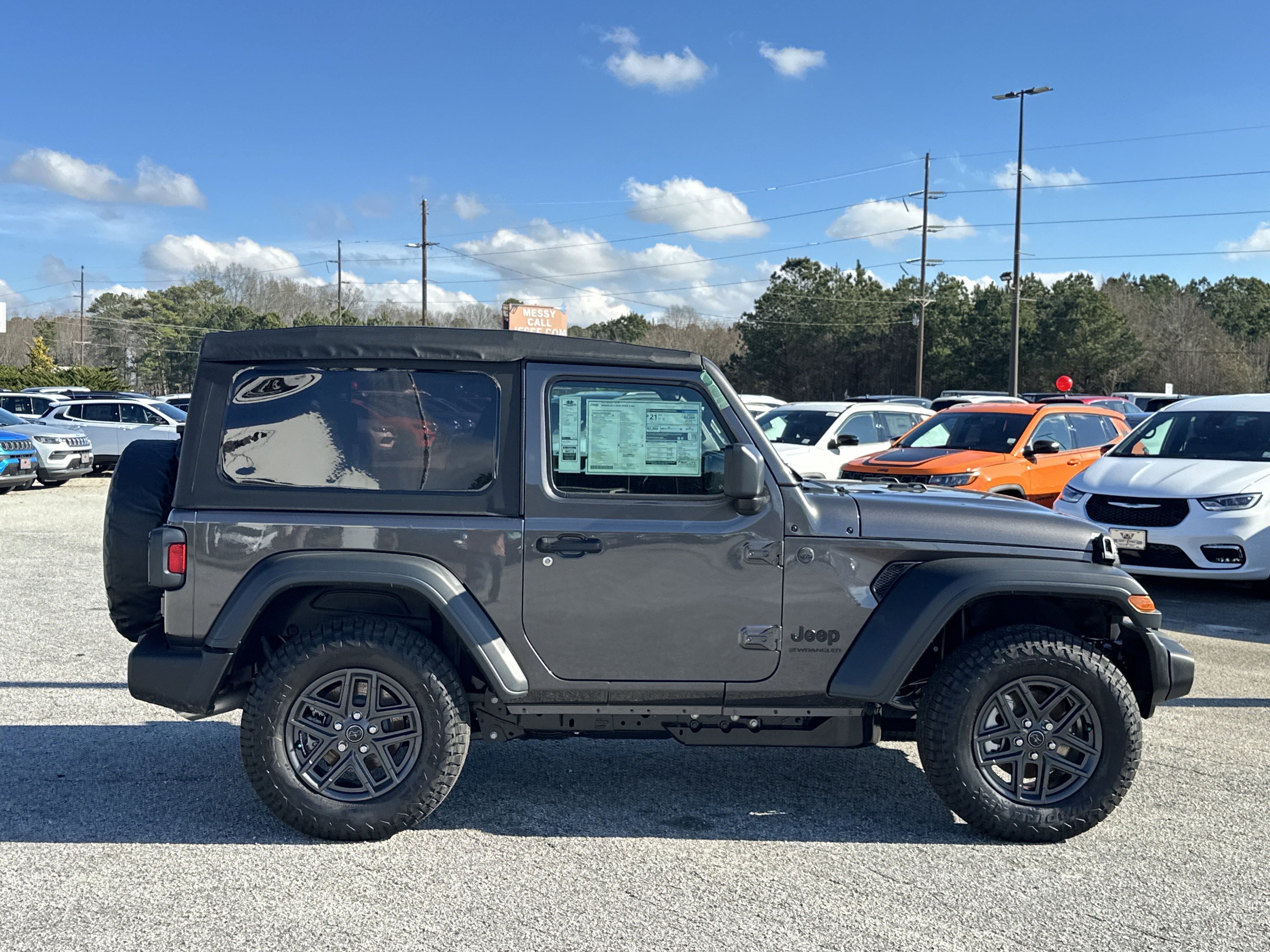 New 2026 Granite Crystal Metallic Clear-Coat Exterior Paint Jeep Sport S image 9