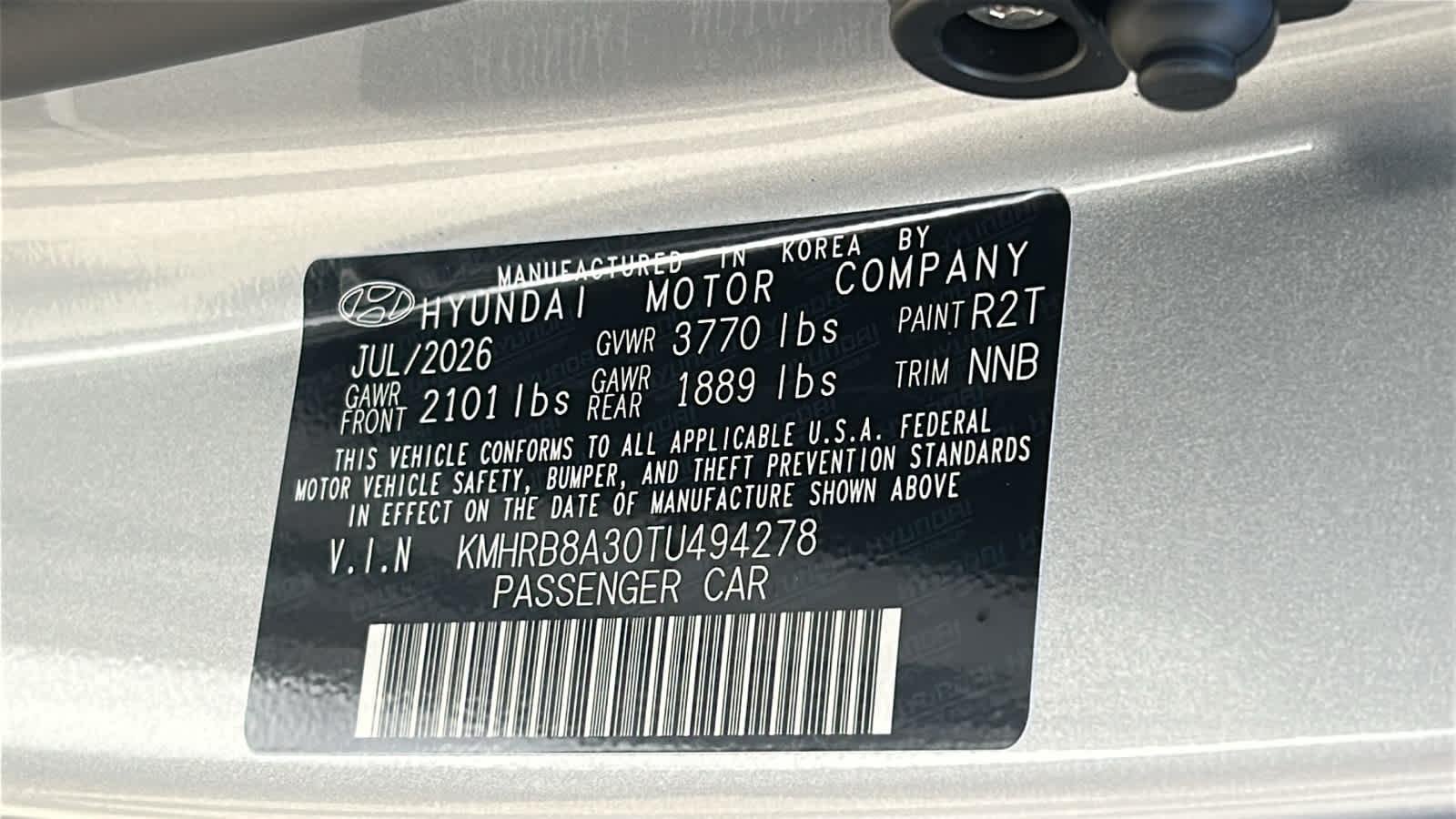 New 2026 Shimmering Silver Hyundai SE image 60