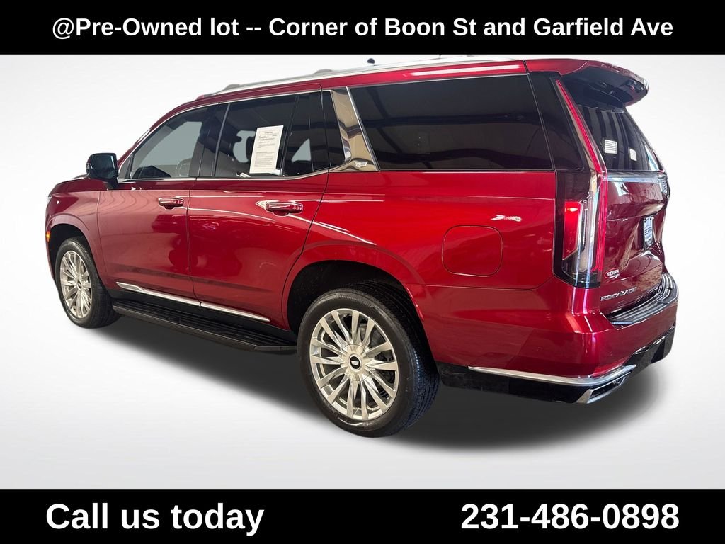 Used 2021 Red Cadillac Premium Luxury image 3