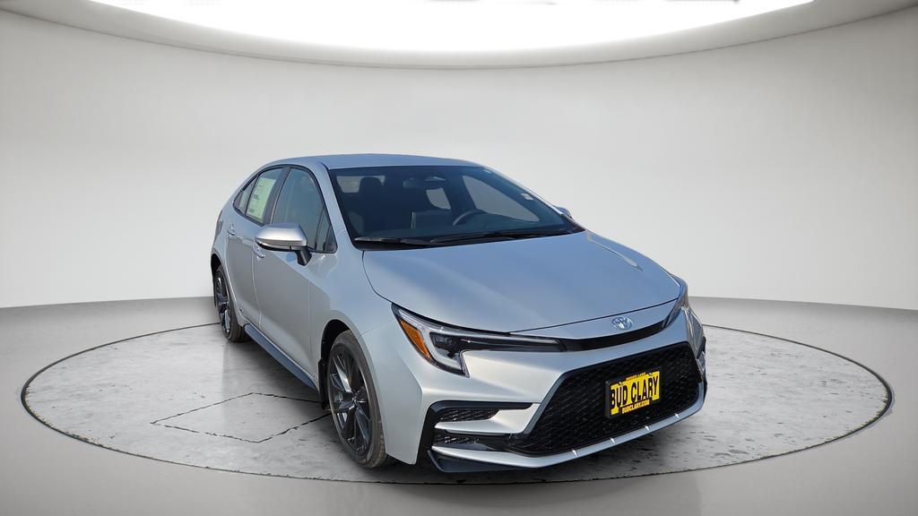 New 2026 Classic Silver Metallic Toyota Hybrid SE image 1