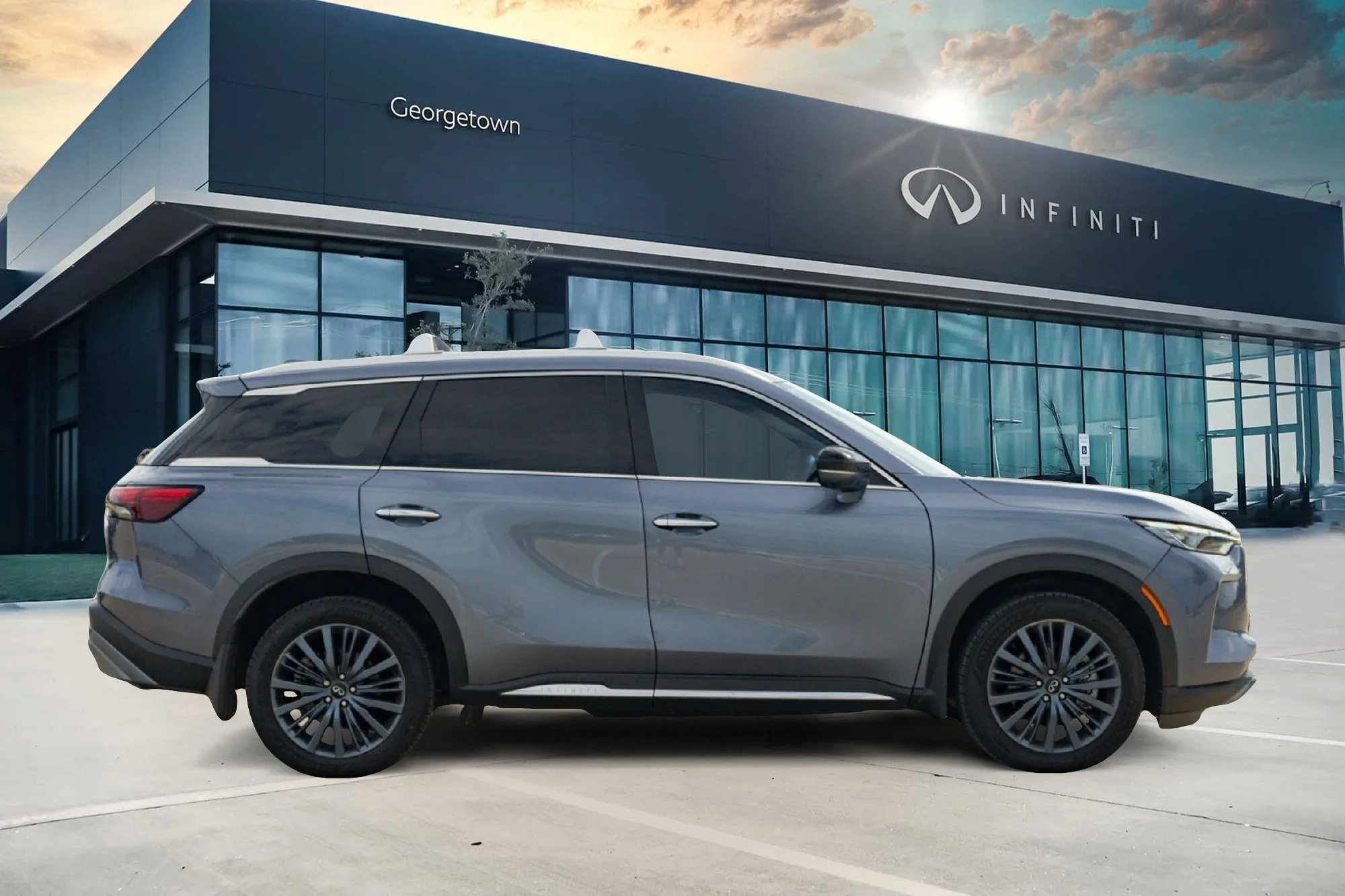 Certified Used 2023 Blue INFINITI Sensory image 4