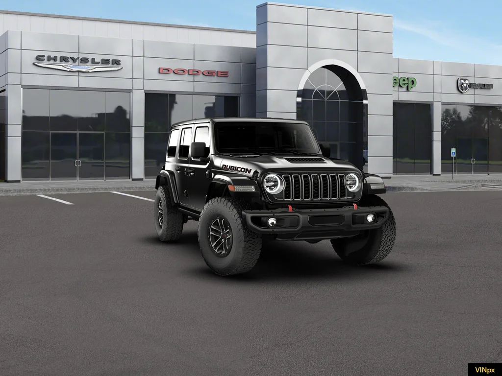 New 2026 Black Clear-Coat Exterior Paint Jeep Rubicon X image 16
