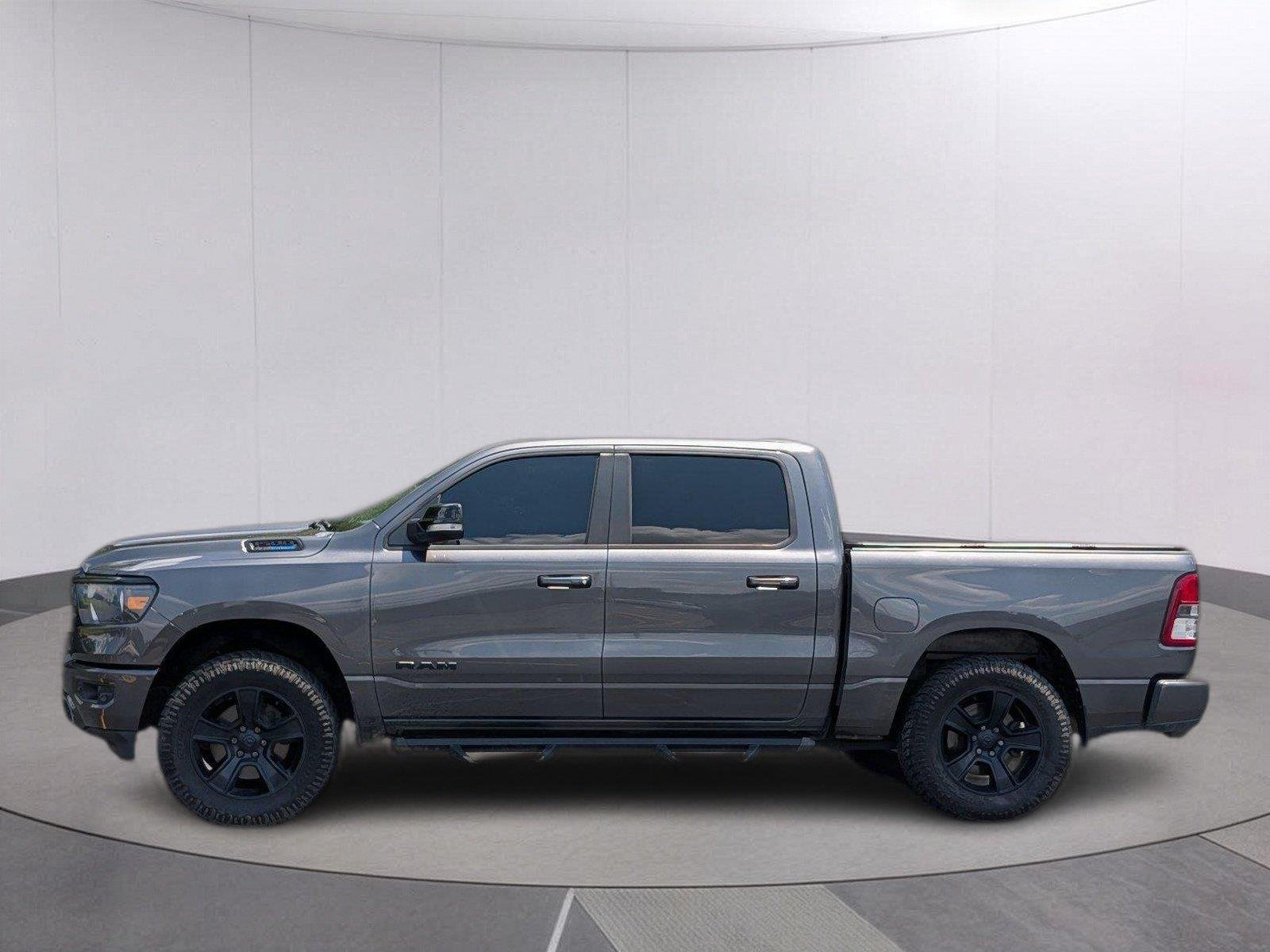 Used 2021 Granite Crystal Metallic Clearcoat Ram Big Horn image 2