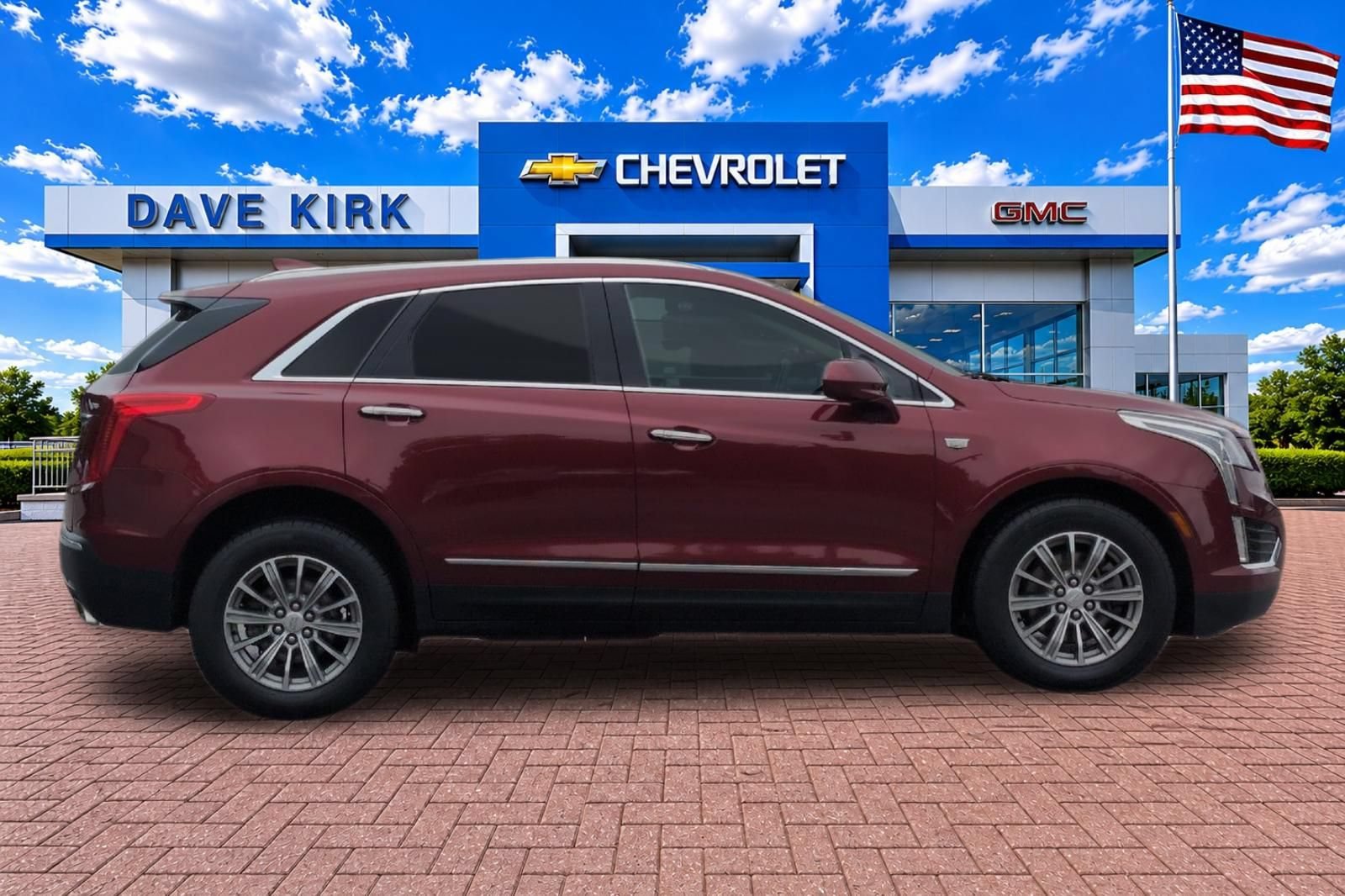 Used 2017 RED PASSION TINTCOAT Cadillac Luxury FWD image 2