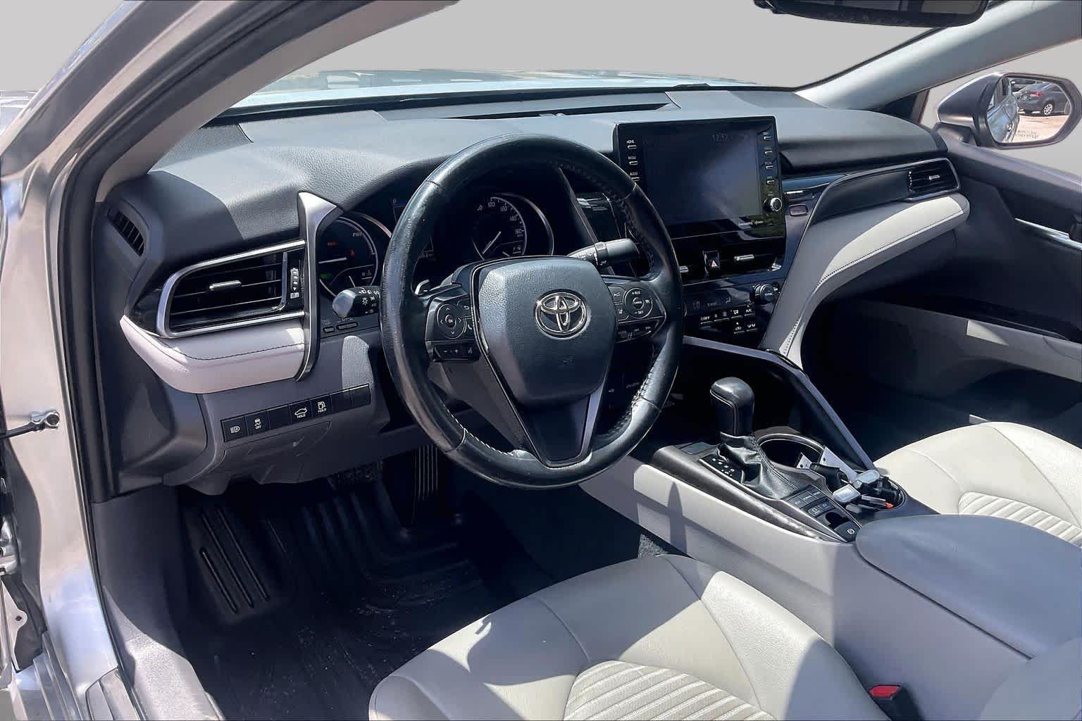 Used 2022 Celestial Silver Metallic Toyota Hybrid SE image 17