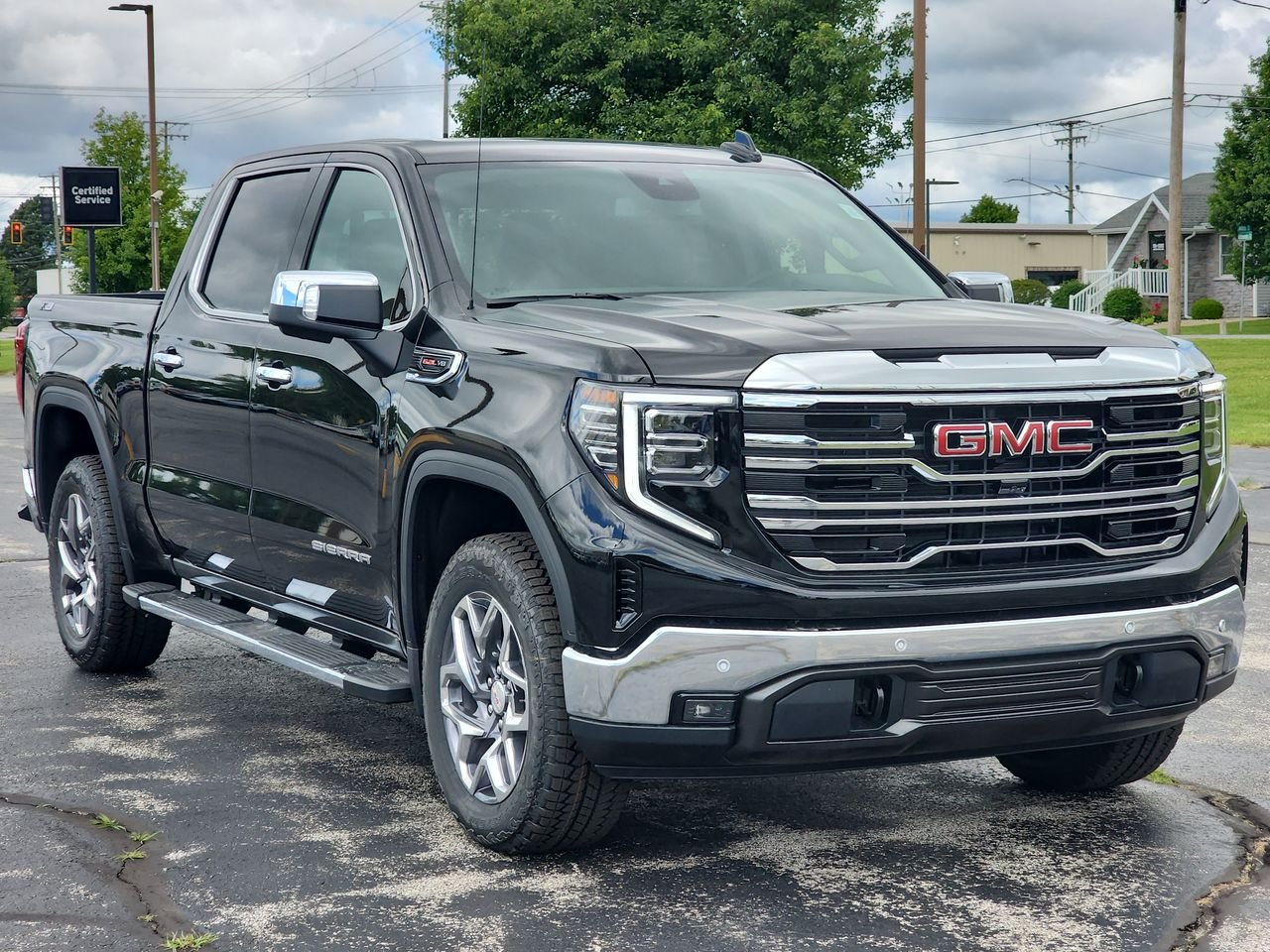 New 2026 Black GMC SLT image 1