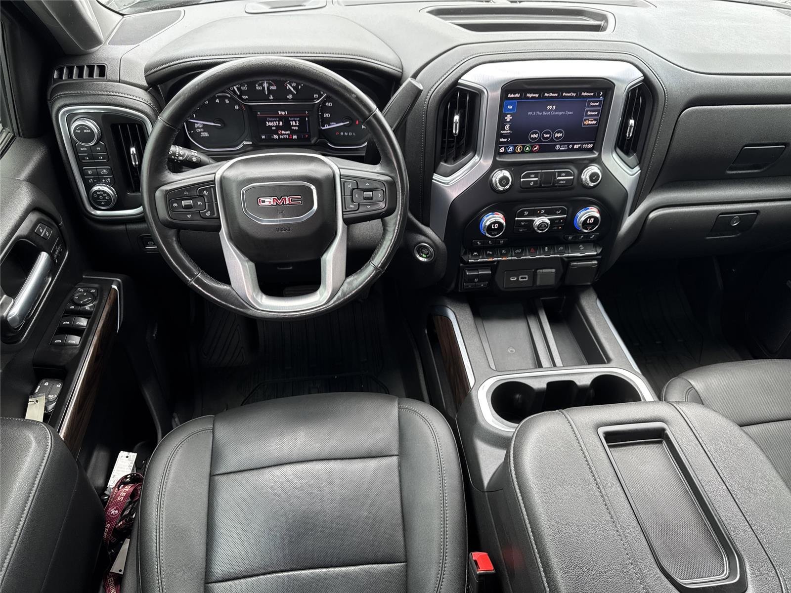 Used 2021 ONYX BLACK GMC SLT image 14