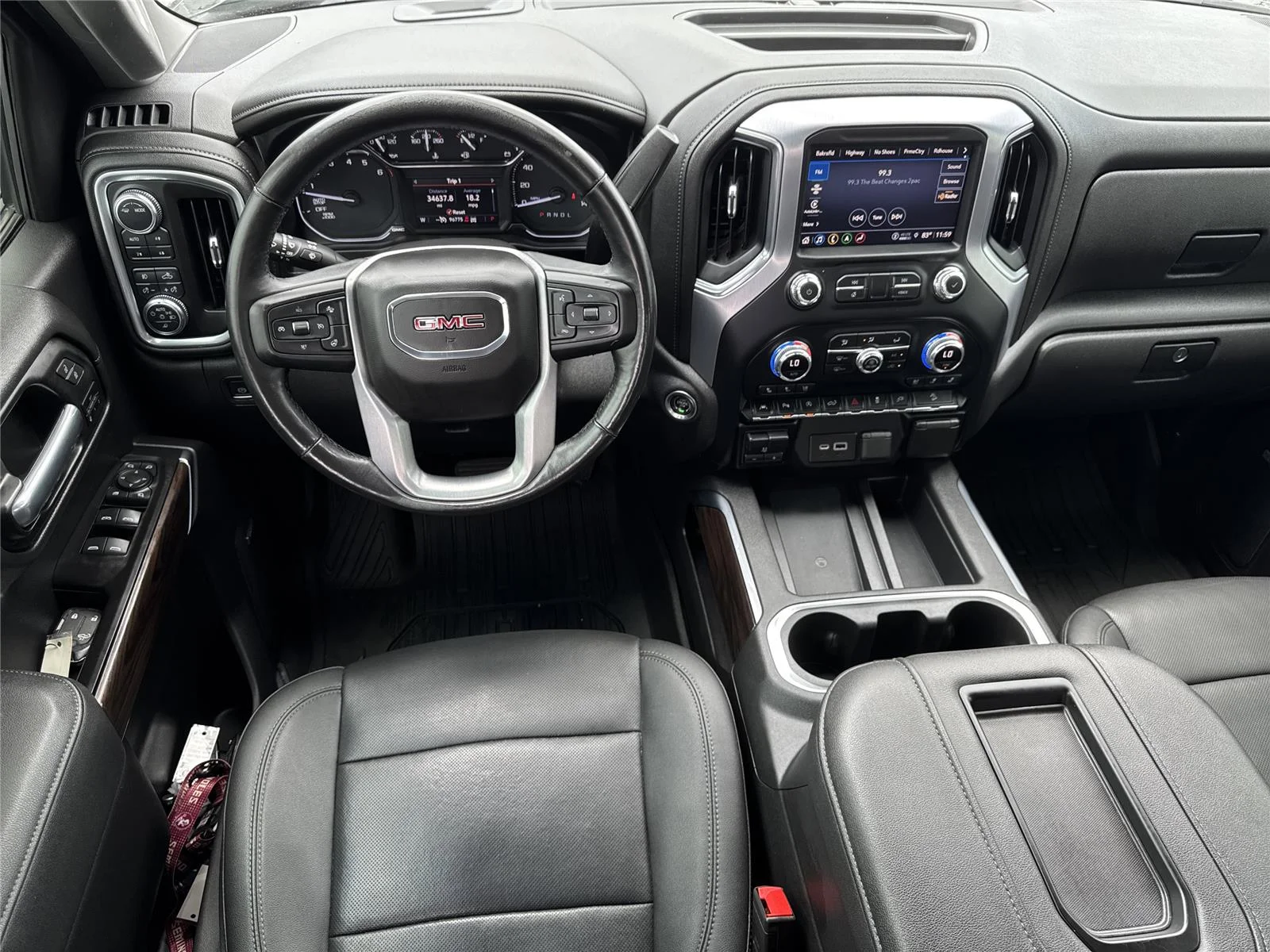 Used 2021 ONYX BLACK GMC SLT image 14
