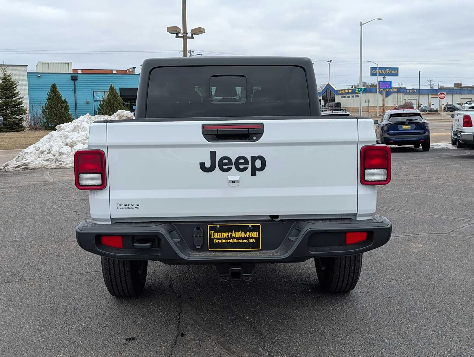 New 2026 Bright White Clear-Coat Exterior Paint Jeep Sport S image 6