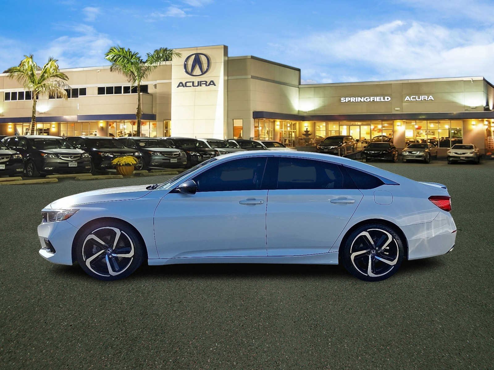 Used 2021 Platinum White Pearl Honda Sport SE image 4