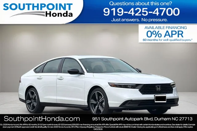 2026 Honda Accord Sport