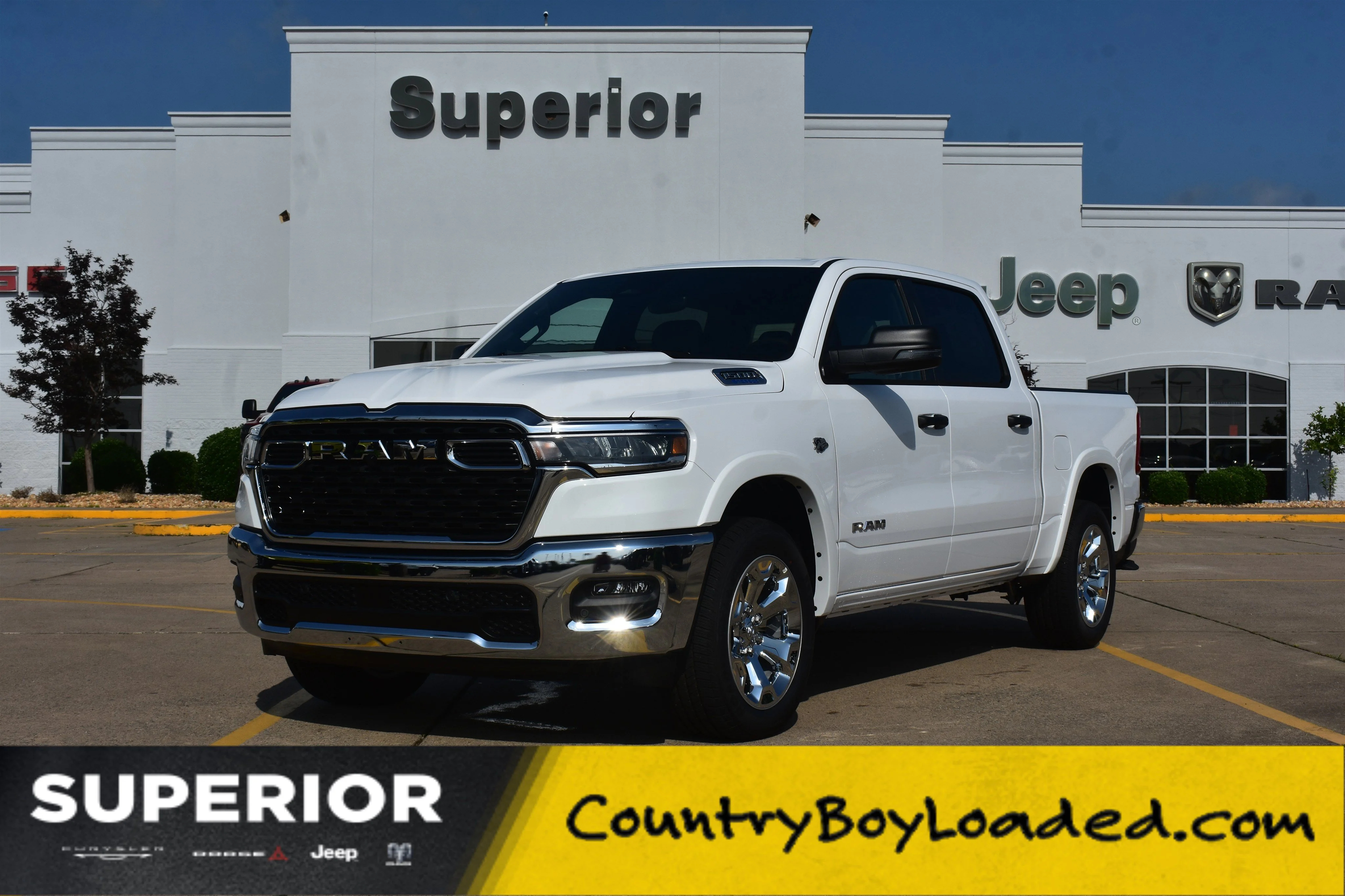 New 2026 Bright White Clearcoat Ram Big Horn image 1