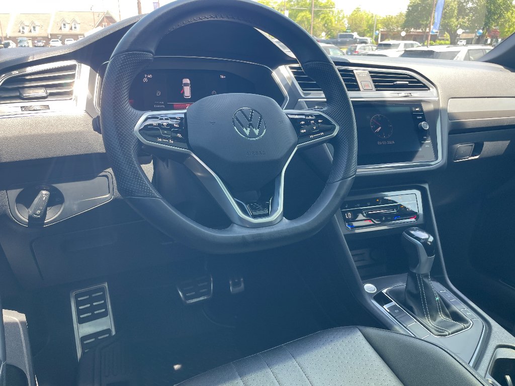 Used 2023 Platinum Gray Metallic Volkswagen SE R-Line Black image 2