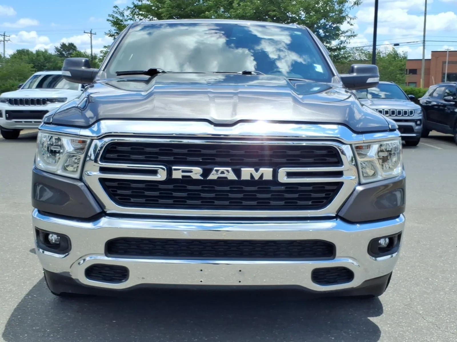 Used 2022 Granite Crystal Metallic Clearcoat Ram Big Horn image 12