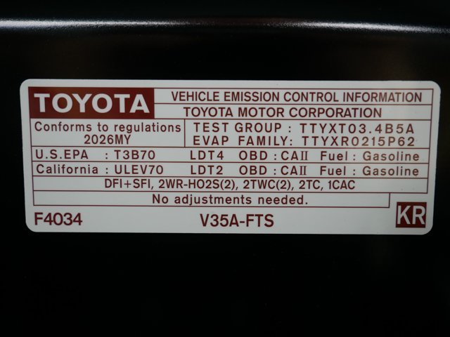 New 2026 Midnight Black Metallic Toyota Limited image 30