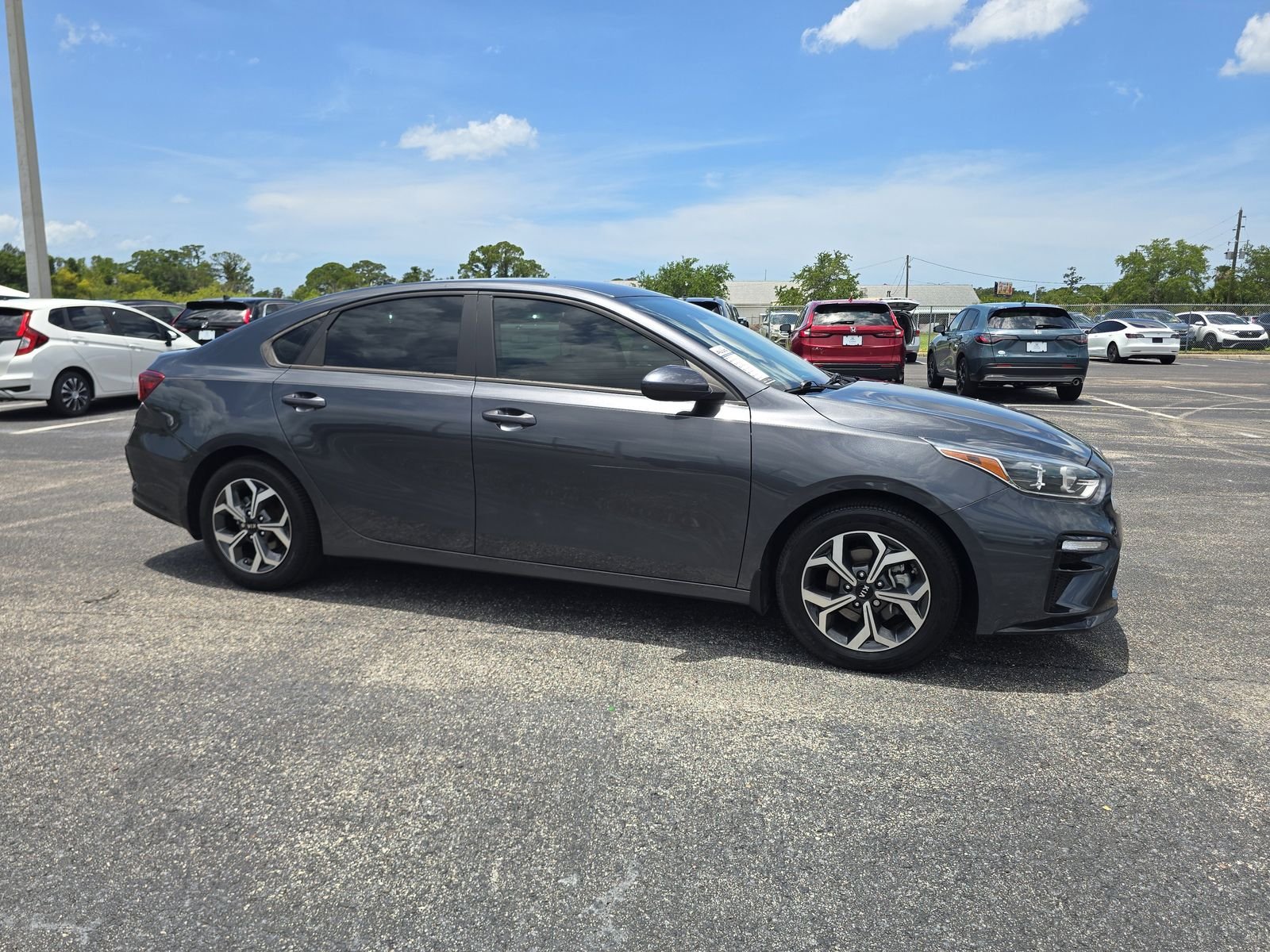 Used 2021 Kia Forte LXS with VIN 3KPF24AD2ME296259 for sale in Port Richey, FL