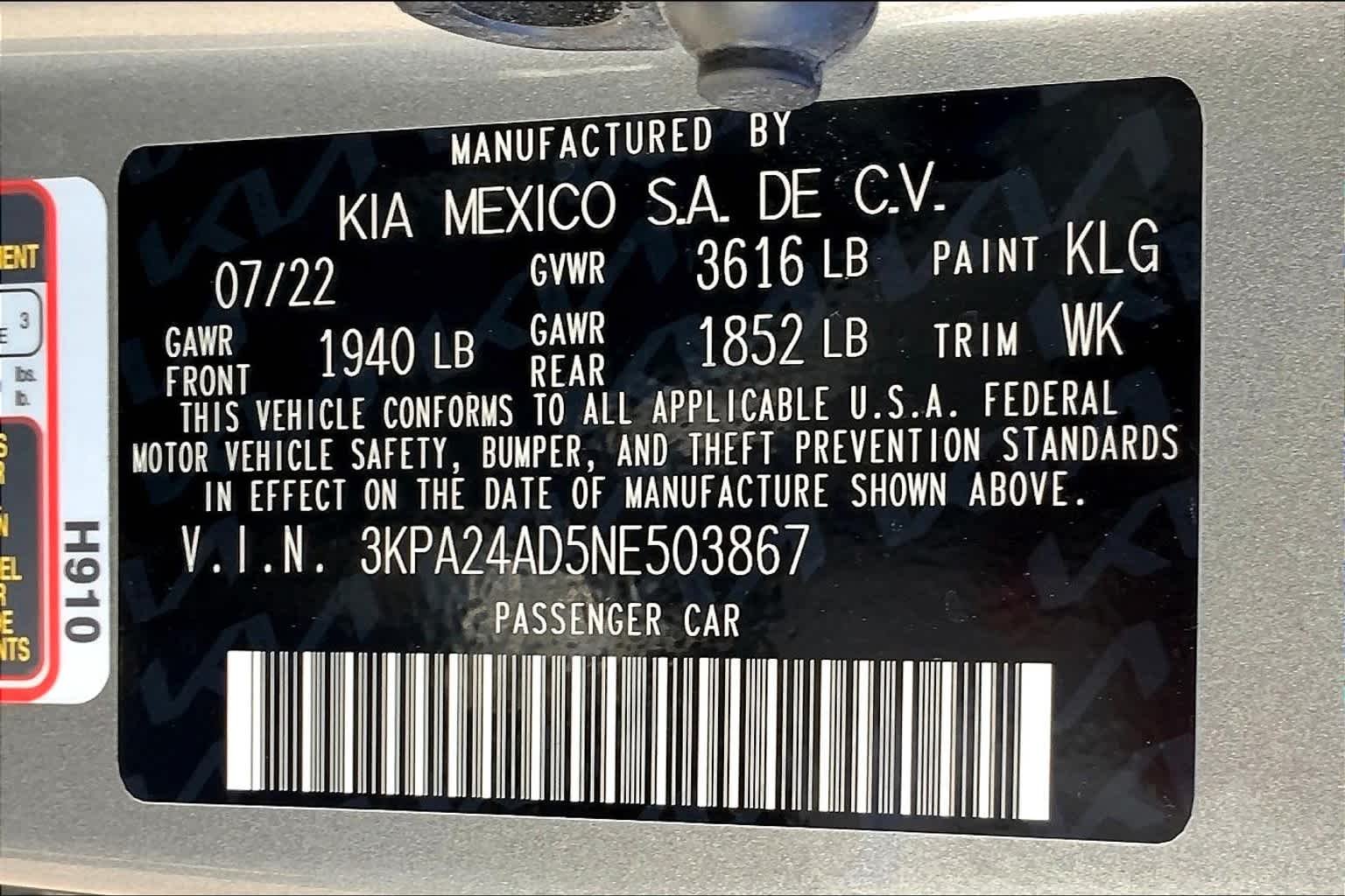 Used 2022 Steel Gray Kia S image 36