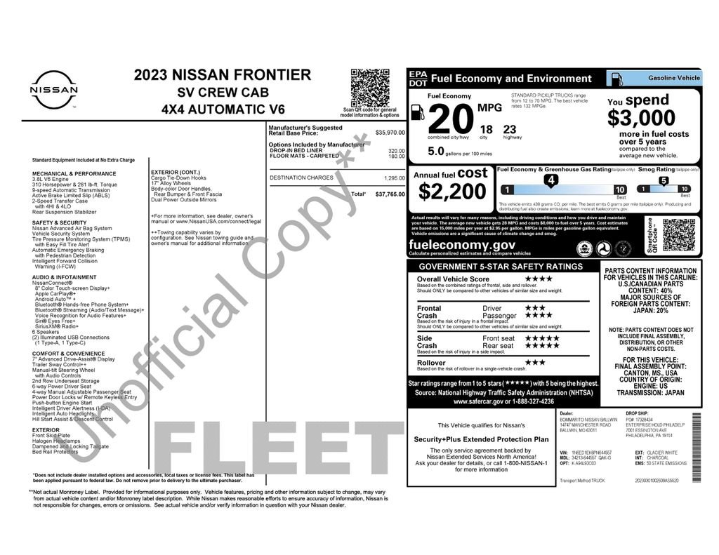 Certified Used 2023 White Nissan SV image 31