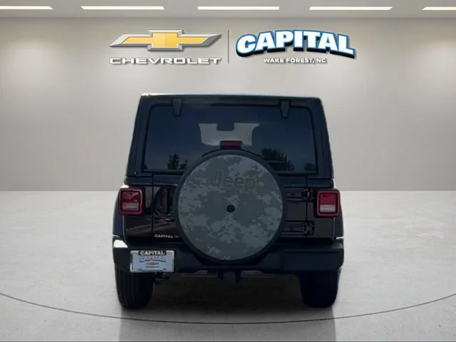 Used 2024 Black Jeep 4-Door Sport S 4x4 image 4
