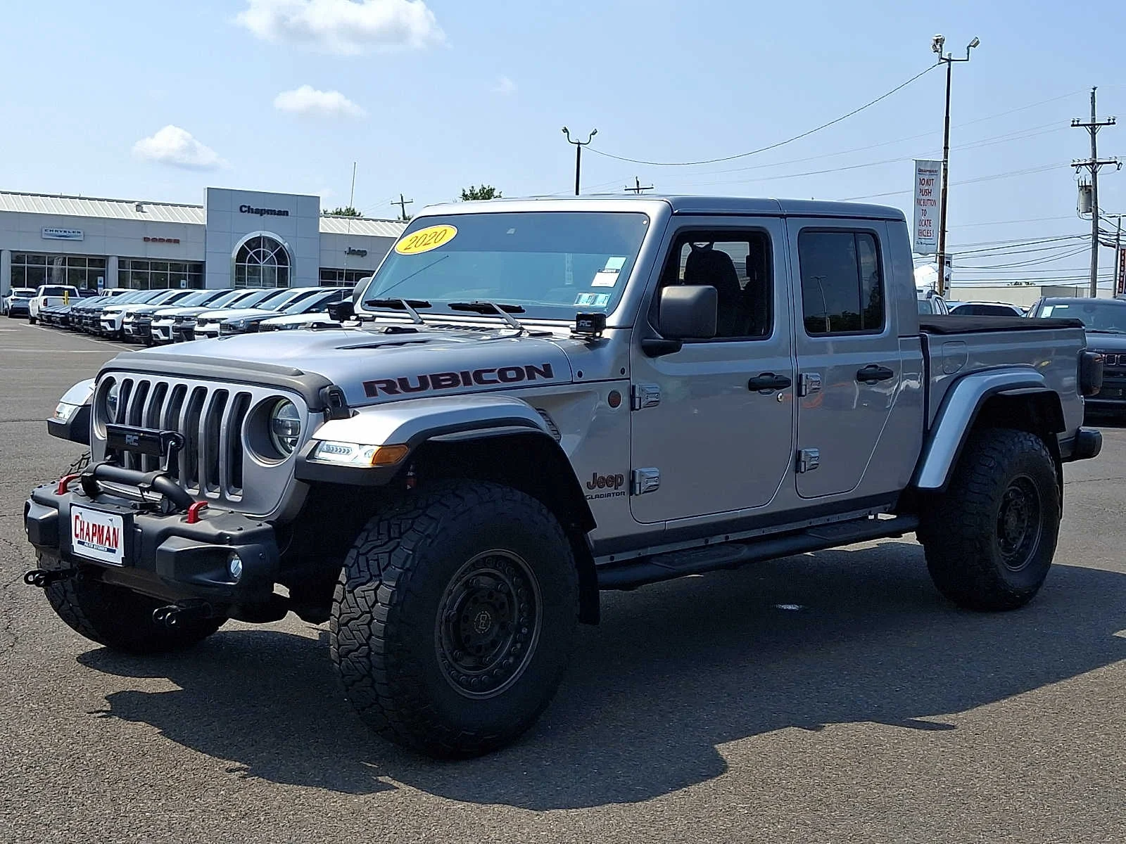 Used 2020 Billet Silver Clearcoat Metallic Jeep Rubicon image 6