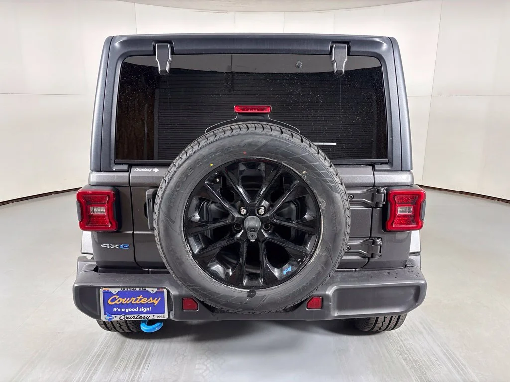 Used 2022 Gray Jeep Unlimited Sahara 4xe image 7